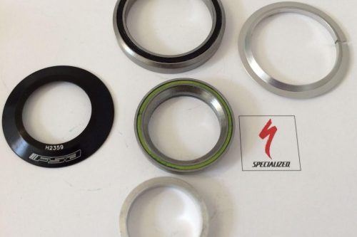 HDS COMPLETE INTEGRATED 1-1/8" UPPER 1.5" LOWER 45X45 DEG RAISED 47MM TOP COVER W/ SPLIT CROWN RACE (H2359)