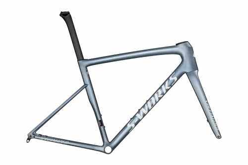 Cuadro S-Works Tarmac SL8 Gloss Glacial Metallic / Red To Gold Pearl / White